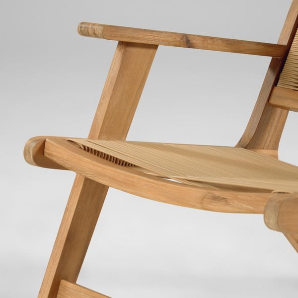 Záhradné kreslo z akáciového dreva Kave Home Geralda-image-1