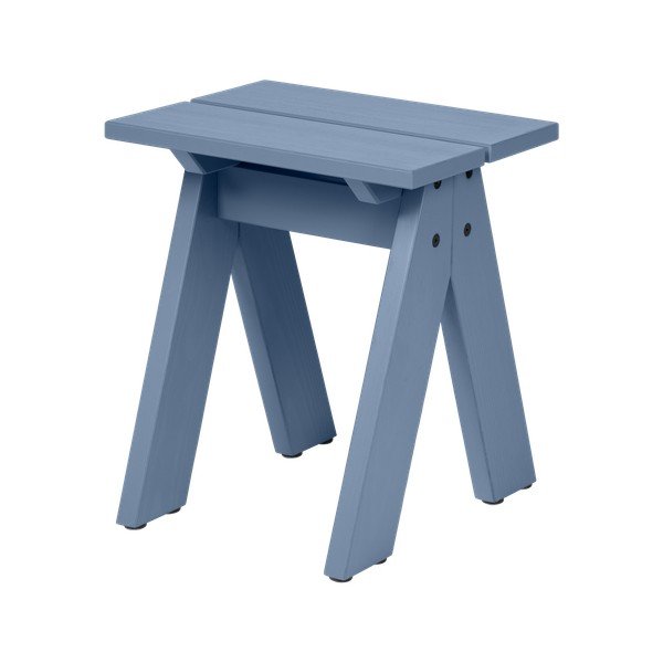 Modrá drevená záhradná stolička Navo – noo.ma