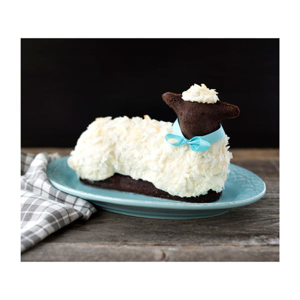 Strieborná veľkonočná forma v tvare barančeka Nordic Ware, 700 ml-image-2