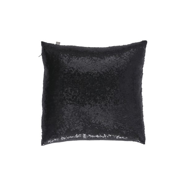 Čierny vankúš s flitrami Bella Maison Diamond, 50 × 50 cm