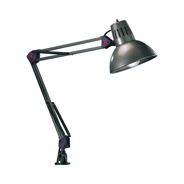 Stolová lampa s ohýbateľnou konštrukciou/s klipom v striebornej farbe (výška  73,5 cm) Tajo – Trio-image-3