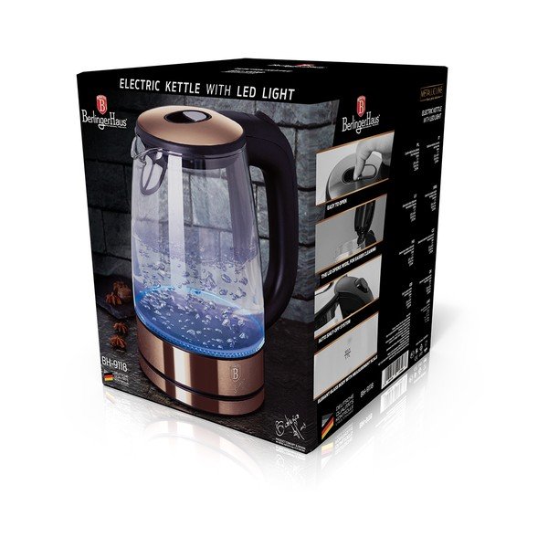 Rýchlovarná kanvica 1.7 l Rosegold Metallic Line - BerlingerHaus-image-3
