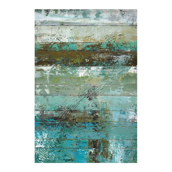 Obraz na plátne Marmont Hill Aqua Wood, 61 × 41 cm