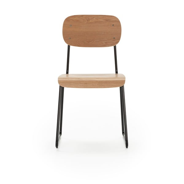 Jedálenská stolička v dekore jaseňa v prírodnej farbe v súprave 2 ks Aira – Marckeric-image-2