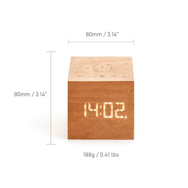 Digitálny budík Cube Plus – Gingko-image-3