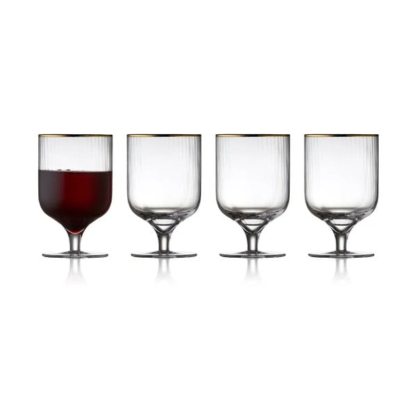 Súprava 4 pohárov na víno Lyngby Glas Palermo, 300 ml