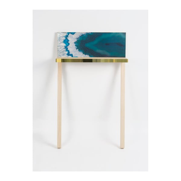 Odkladací stolík z borovicového dreva Velvet Atelier Minerals