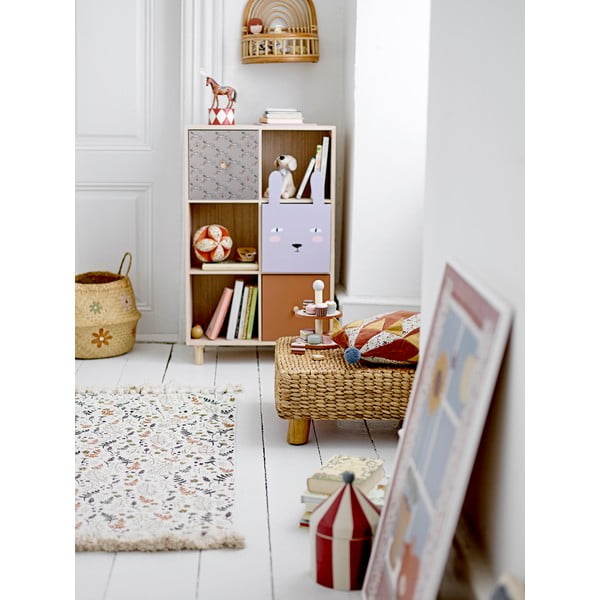 Detská knižnica z masívu paulownie v prírodnej farbe 55x89,5 cm Calle – Bloomingville Mini-image-1