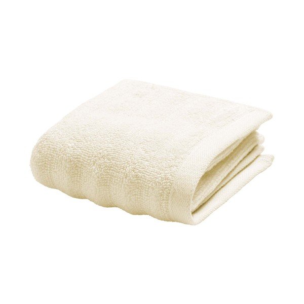 Krémovobiely froté bavlnený uterák 30x50 cm Maya – douceur d'intérieur