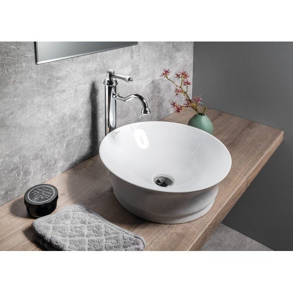 Stojančeková umývadlová batéria v lesklej striebornej farbe Vienna – Sapho-image-1