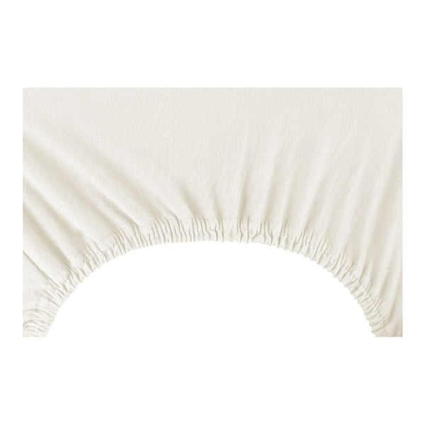 Krémová elastická plachta DecoKing Nephrite, 220/240 x 220 cm-image-3