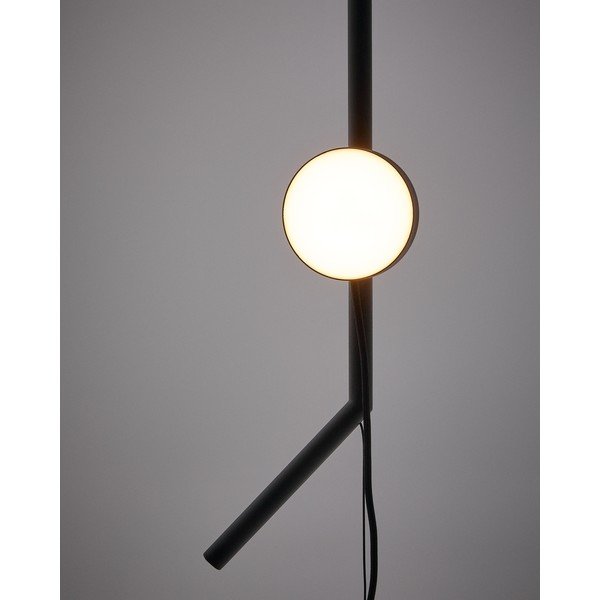 Čierna LED stmievateľná stojacia lampa (výška 339 cm) Orey – Kave Home-image-2