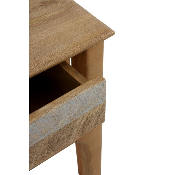 Nočný stolík z mangového dreva v prírodnej farbe Bella – Geese-image-4