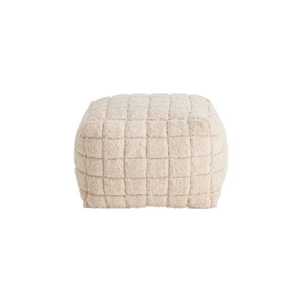 Krémovobiely taburet Check – Ellos Home