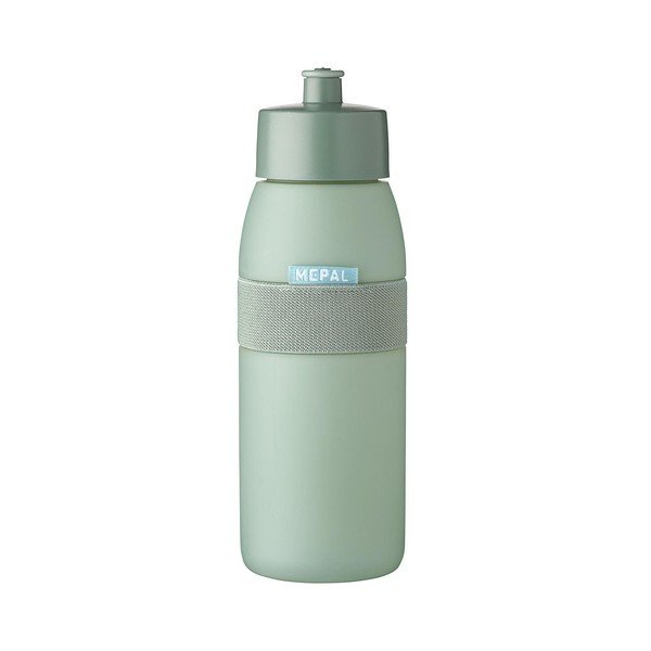 Šalviová zelená plastová fľaša 500 ml Ellipse – Mepal