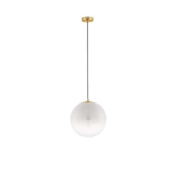Biele/v zlatej farbe sklenené závesné svietidlo ø 30 cm Vita – Nova Luce