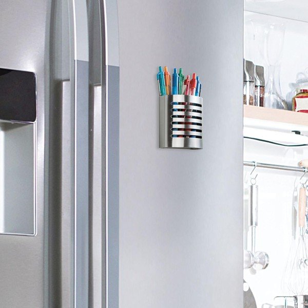 Kovový magnetický držiak na ceruzky iDesign Forma, 5,5 x 10 cm-image-2