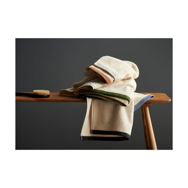 Hnedo-béžová bavlnená osuška 70x140 cm Contrast - Södahl-image-2