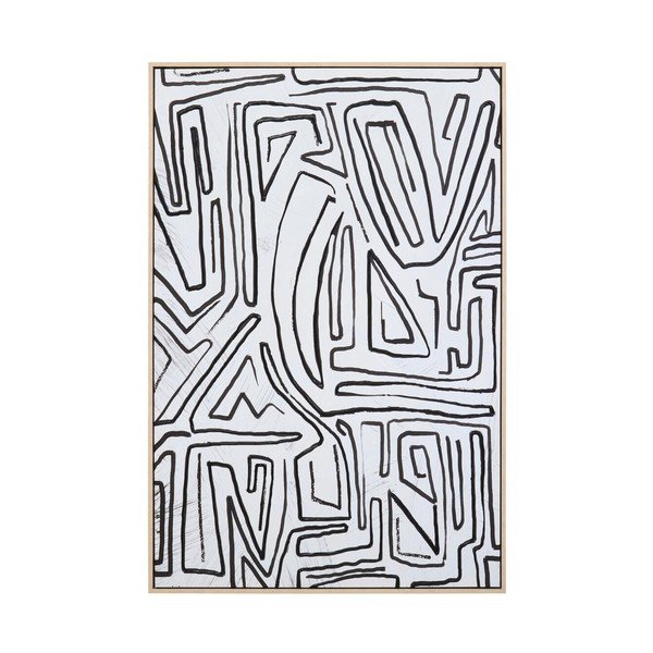 Obraz s rámom/na plátne 83x123 cm Astratto – Premier Housewares