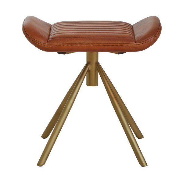Hnedá kožená podnožka Buffalo – Premier Housewares-image-2