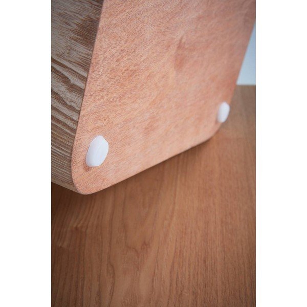 Odkladacie stolíky v súprave 2 ks v dekore jaseňa 40x40 cm Cubo – Jotex-image-3