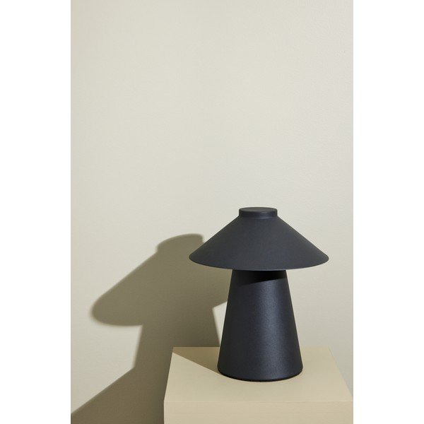 Čierna kovová stolná lampa Chipper - Hübsch-image-2