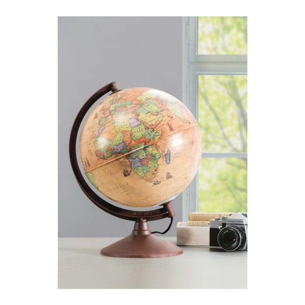 Stolová lampa v tvare glóbusu World Sphere