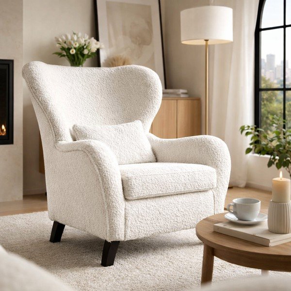 Biele kreslo ušiak Miuf – Miuform-image-1