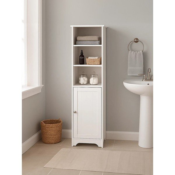 Biela skrinka 40x160x38 cm Portern – Premier Housewares-image-2