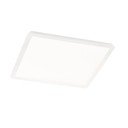 Biele štvorcové stropné LED svietidlo Reality Camillus, 30 x 30 cm