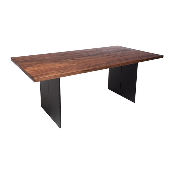 Jedálenský stôl z dreva čierneho orecha Fornestas Fargo Dadalus, dĺžka 160 cm