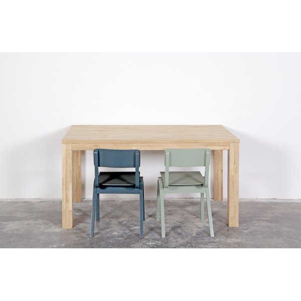 Drevený jedálenský stôl WOOOD Largo Untreated, 85 x 150 cm-image-1