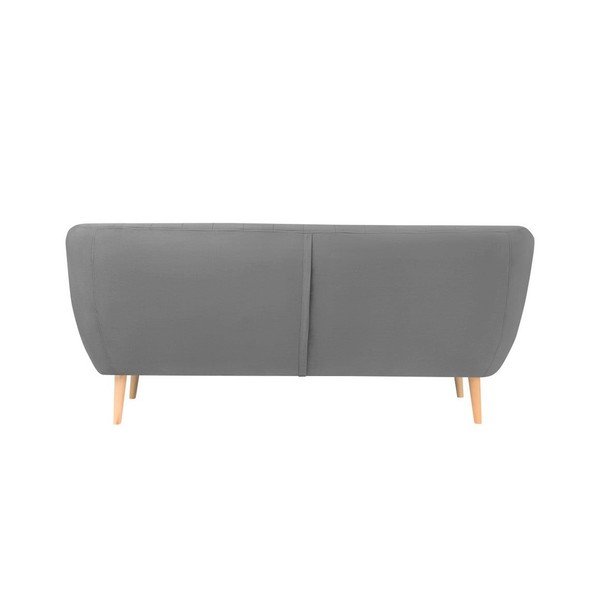 Sivá zamatová pohovka Mazzini Sofas Sardaigne, 188 cm-image-3