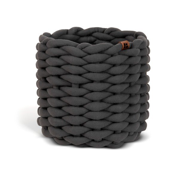 Látkový košík ø 21x17 cm Peach Skin Round S – Bigso