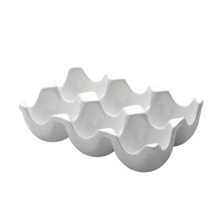 Biely porcelánový stojan na vajíčka Maxwell & Williams Basic