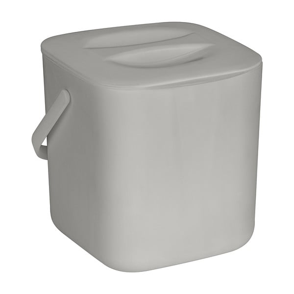 Svetlosivá nádoba na kompostovateľný odpad 3 l Conny – Wenko