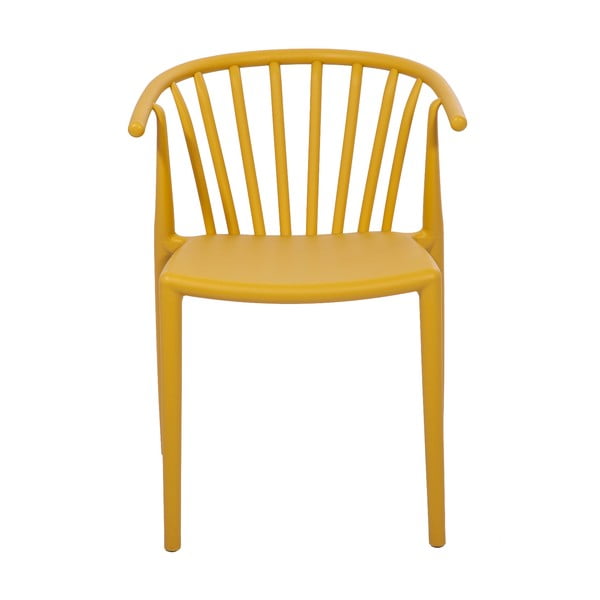 Žltá záhradná stolička Bonami Essentials Capri-image-2