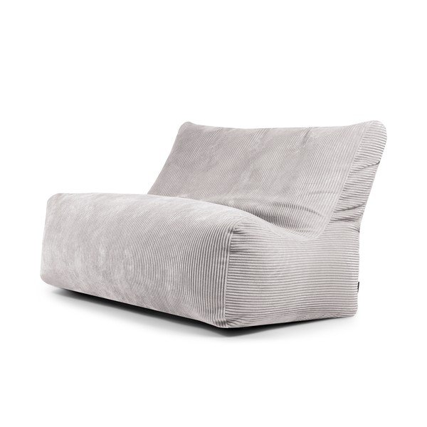 Svetlosivý menčestrový sedací vak Sofa Seat Lounge – SLOWDOWN