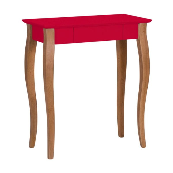 Červený písací stôl Ragaba Lillo, šírka 65 cm