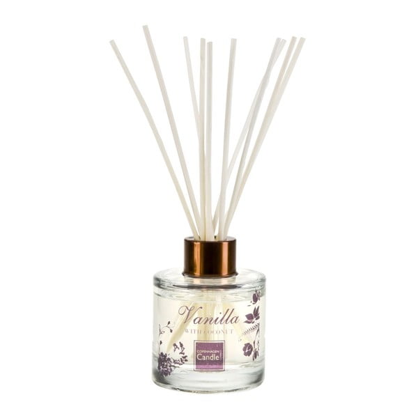 Aromatický difuzér s vôňou vanilky a kokosu Copenhagen Candles Reed, 100 ml
