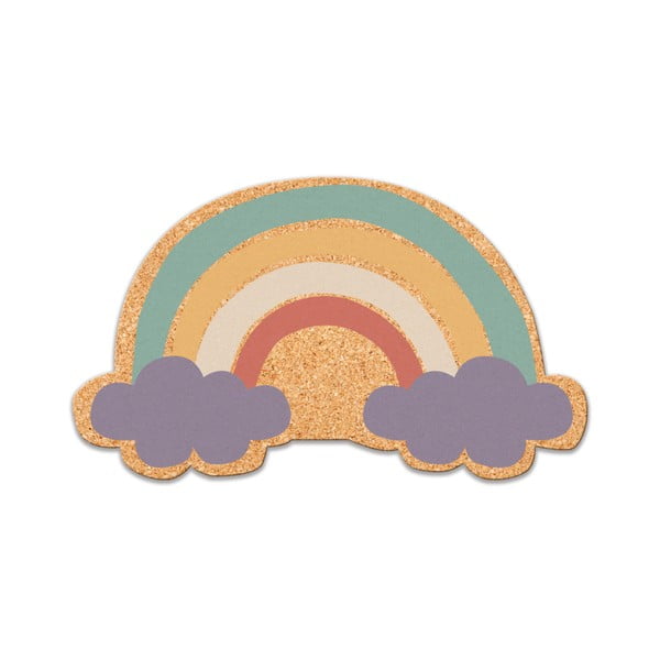 Detská nástenná korková dekorácia Little Nice Things Rainbow