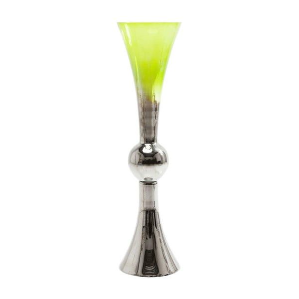 Zelená sklenená váza Kare Design Melange, výška 90 cm