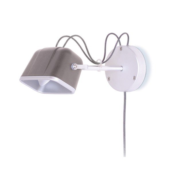 Nástenná lampa SwabDesign Mob, sivá