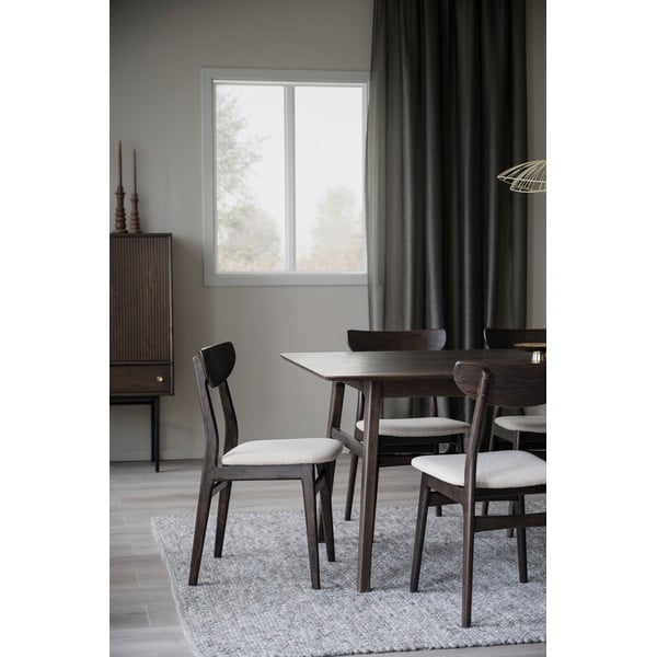 Hnedé jedálenské stoličky v súprave 2 ks Rodham - Rowico-image-2