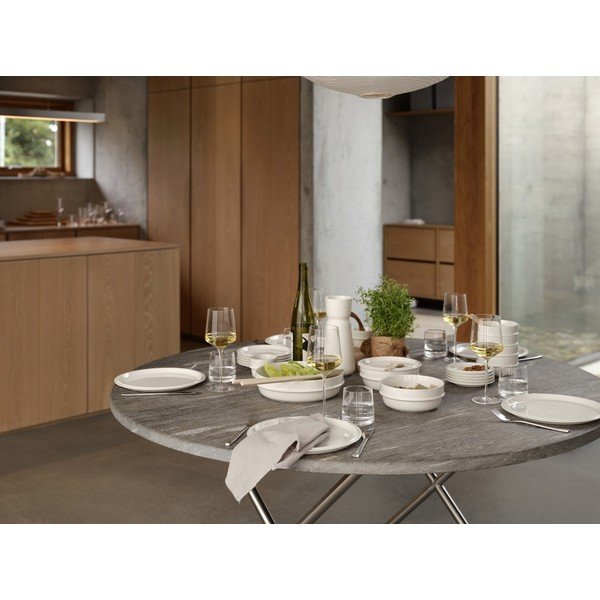 Krémovobiely dezertný porcelánový tanier ø 20 cm Eau – Zone-image-3