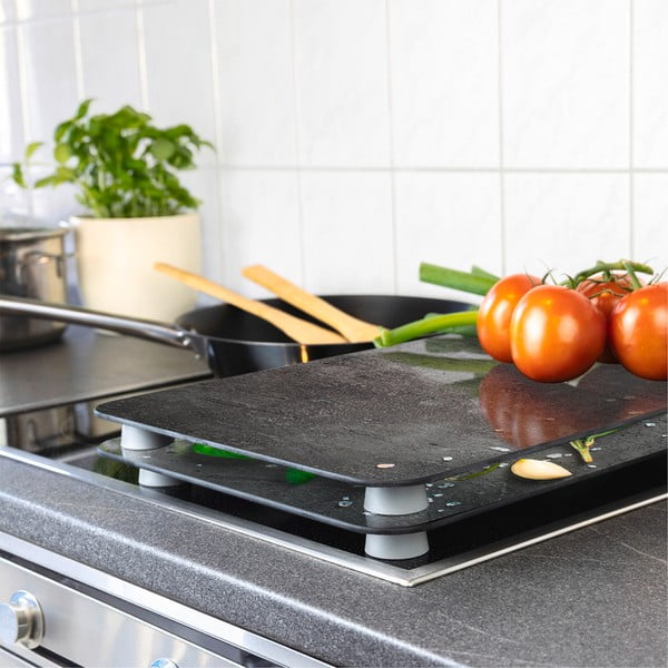 Kryty na sporák v súprave 2 ks z tvrdeného skla 52x30 cm Rosemary - Maximex-image-1