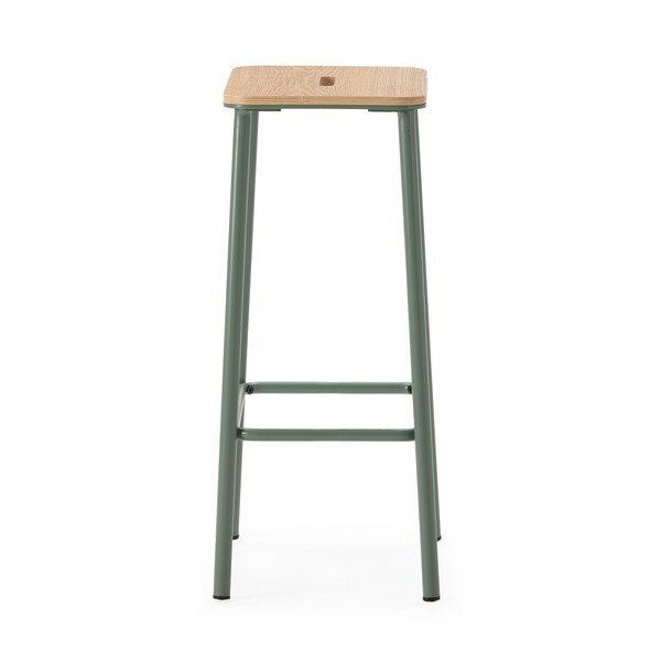 Zelené barové stoličky v súprave 2 ks (výška sedadla 65 cm) Abba – Marckeric-image-3