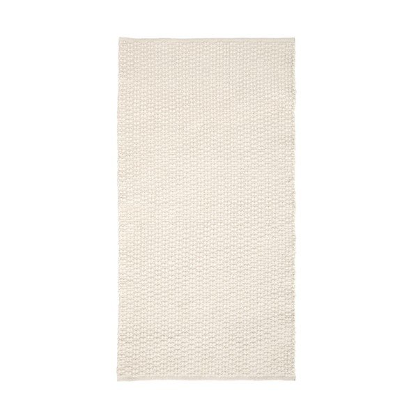 Krémový ručne tkaný behúň s prímesou bavlny 70x140 cm Mascarell – Kave Home
