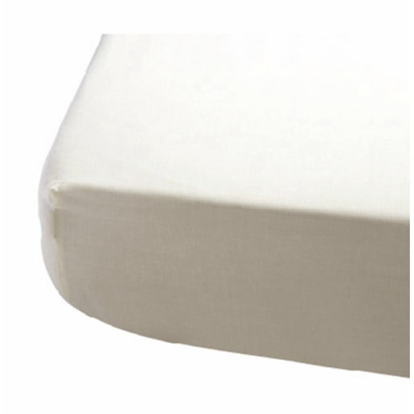 Biely bavlnený chránič na matrac Tanuki Tencel, 120 × 60 cm