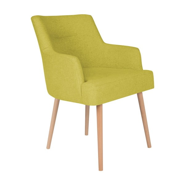 Žltá stolička Cosmopolitan design Retro